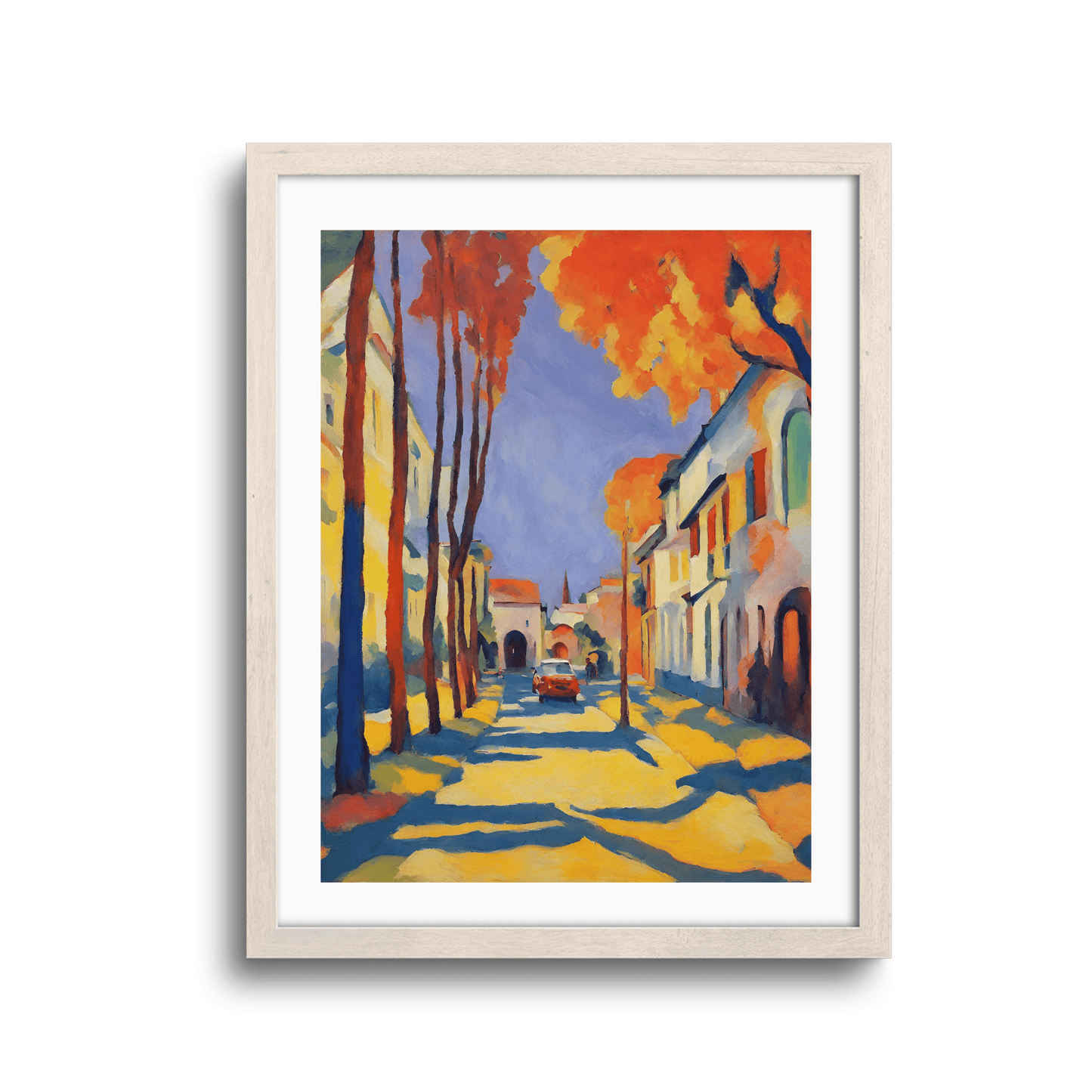 El pueblo en otoño-Art Print