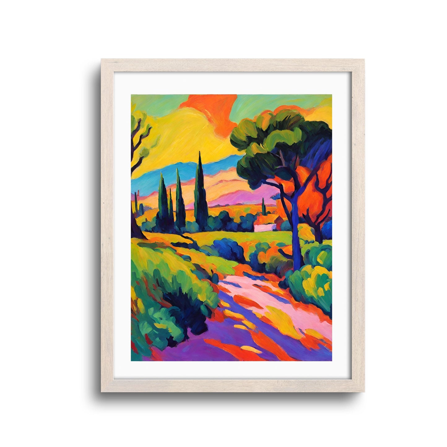 Camino al amanecer - Art Print