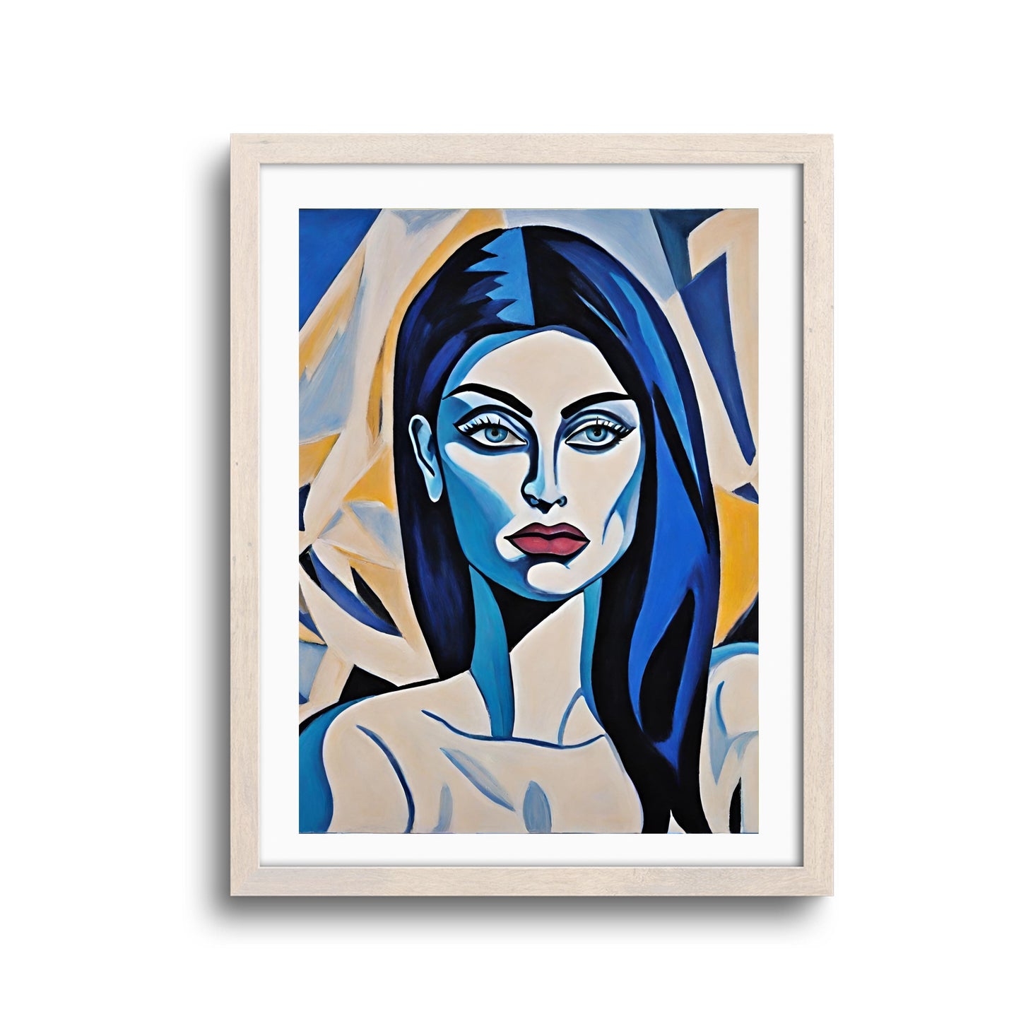 Woman remembering - Art Print