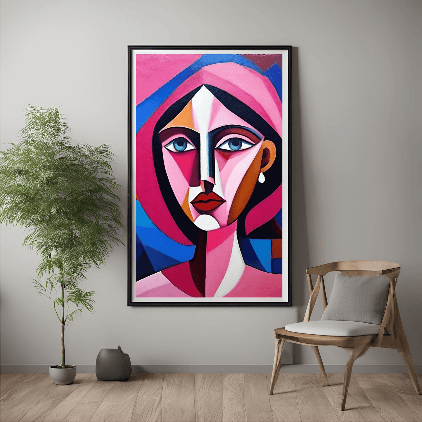 Envuelta en rosa-Art Print