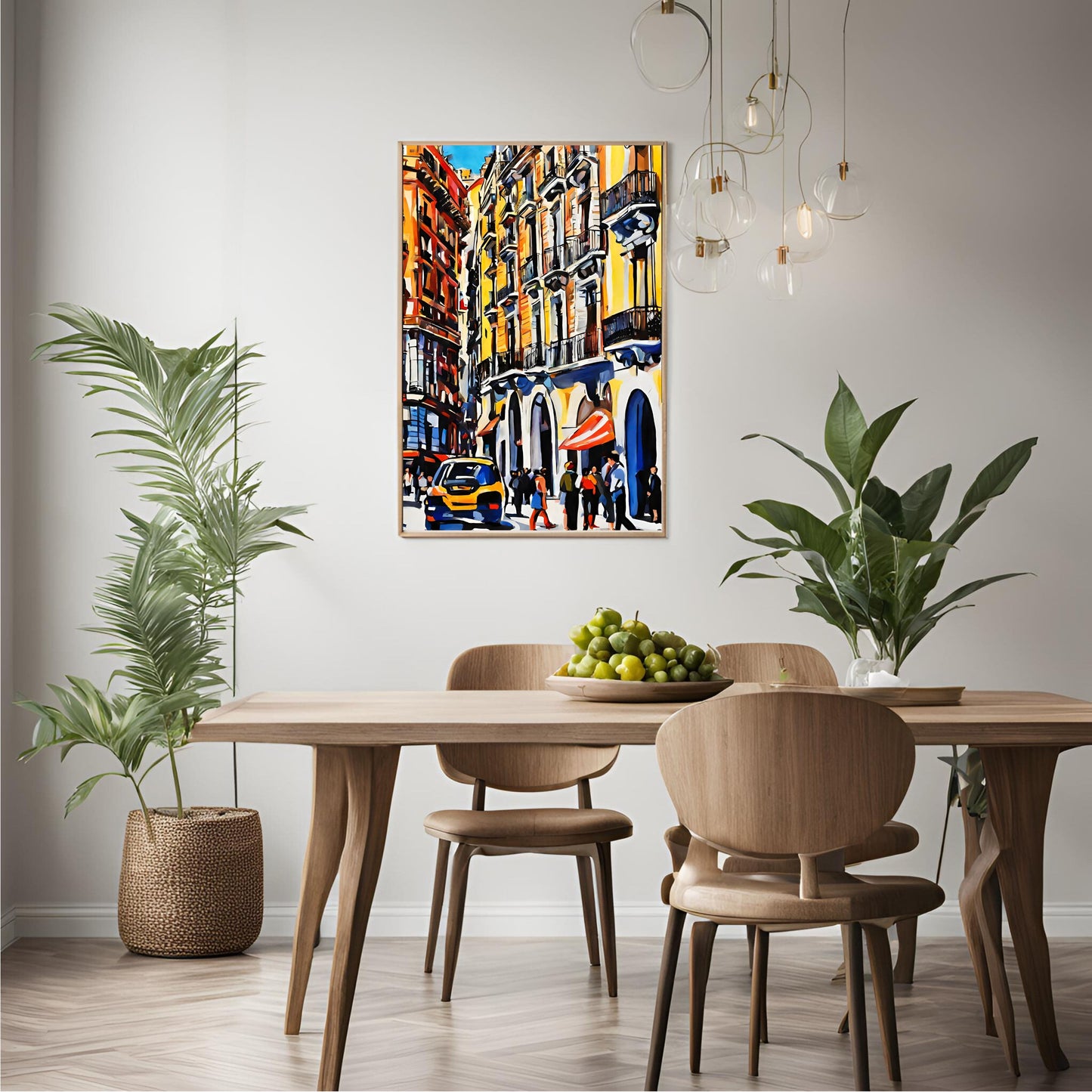 Paseo por la ciudad -Art Print