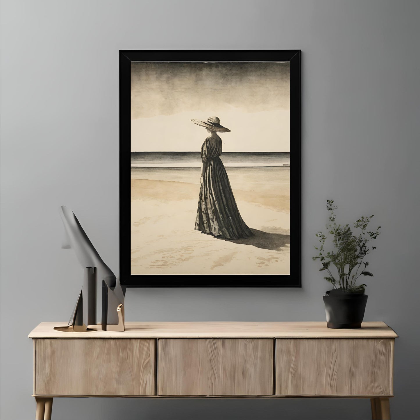 Clara: Recuerdos en la costa - Art Print