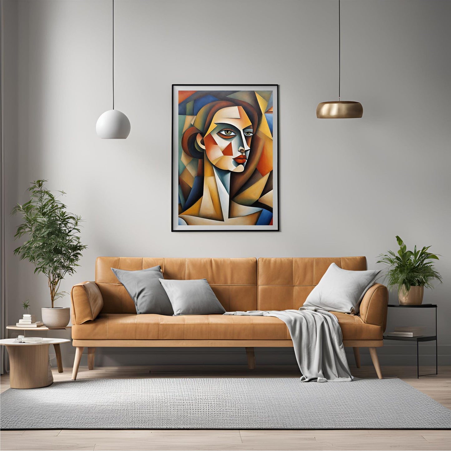 Rostro de ocre - Art Print